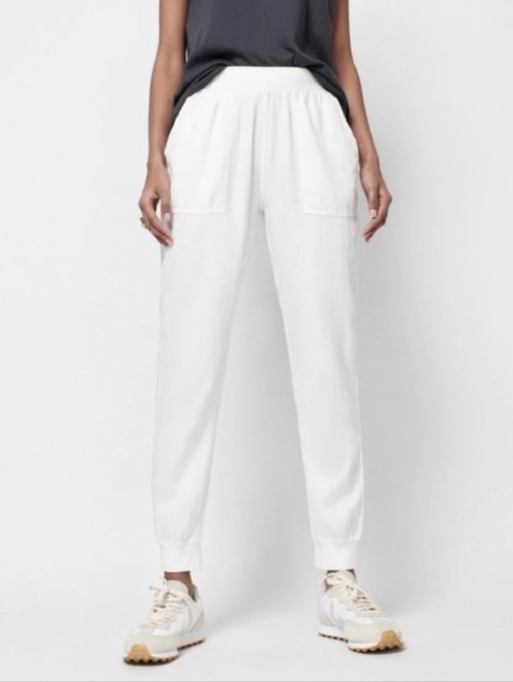 NWT Faherty Arlie Day Pant Jogger Linen Cotton Size Medium
